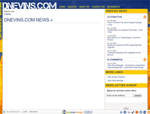 Tablet Screenshot of dnevins.com